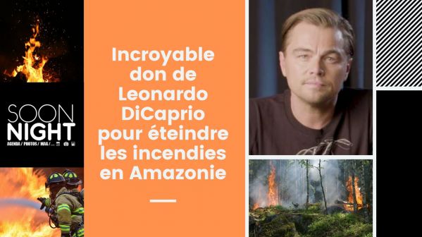 L’incroyable don de Leonardo DiCaprio pour éteindre les incendies en Amazonie
