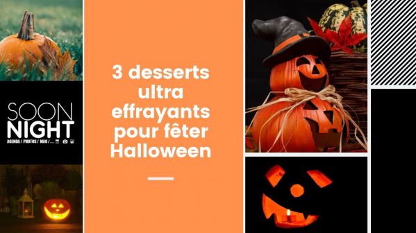 3 desserts ultra effrayants pour fêter Halloween