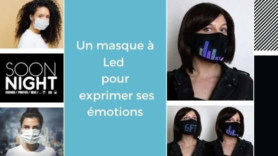 Un masque à Led pour exprimer ses émotions