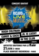 Ricard S.A Live Music, s’installe place Denfert Rochereau pour la fete de la musique !