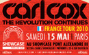 CARL COX @ ShowCase le 15/05