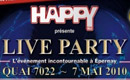 Happy FM @ Epernay le 07/05