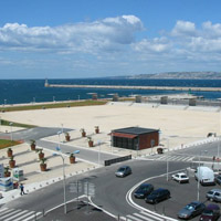 Esplanade J4 au pied du MUCEM