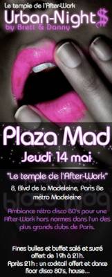 AFTER-WORK @ PLAZA MADELEINE