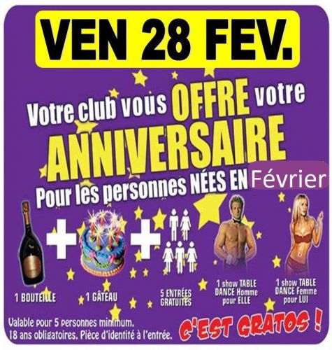 Soirée des anniversaires