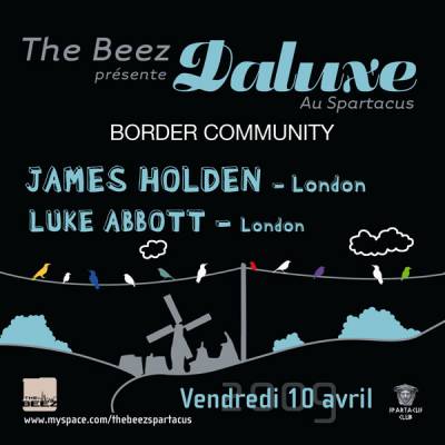 10/04:  DALUXE feat JAMES HOLDEN & LUKE ABBOTT @ Spartacus Club