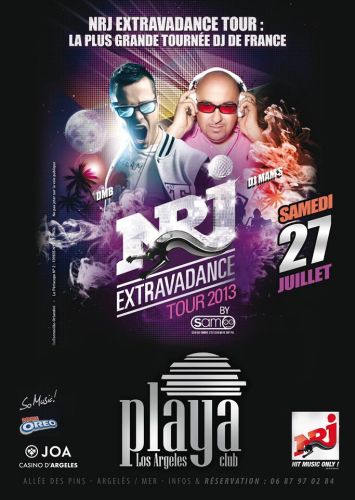 tournée NRJ Extravadance avec DJ Mam’s et DJ DMB