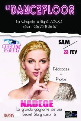 Nadège (SECRET STORY) au Dancefloor
