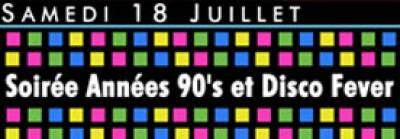 soirée années 90’s et disco
