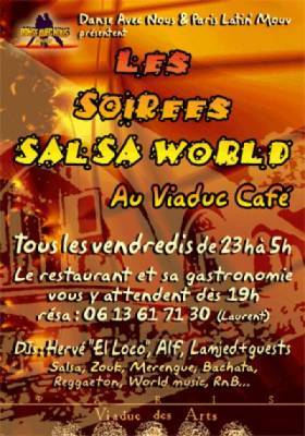 SALSA WORLD au Viaduc Café