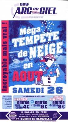 Neige en août