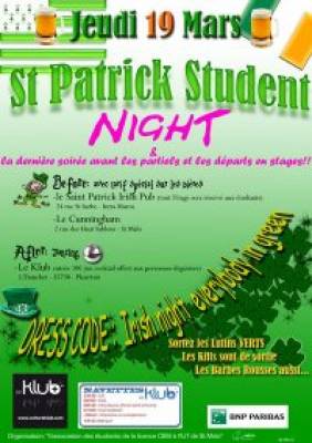 ST PATRICK STUDENT NIGHT