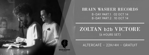 BRAIN WASHER B-DAY PART. 1 ZOLTAN B2B VICTORE