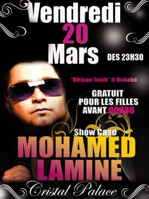 ENORME SOIREE AVEC MOHAMED LAMINE EN SHOWCASE