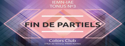 TONUS « FIN DE PARTIELS » N°3 IEMN-IAE