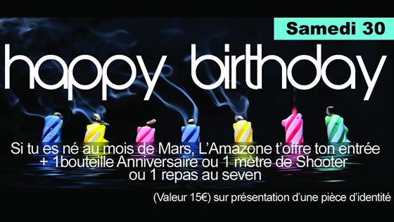 Soirée Happy Birthday