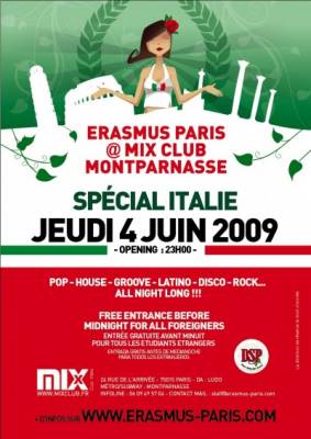 Erasmus Paris – Spécial Italie