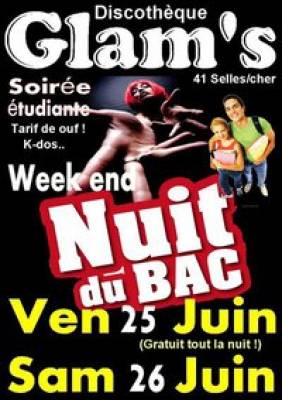 Nuit du Bac !!! Soirée Etudiante!