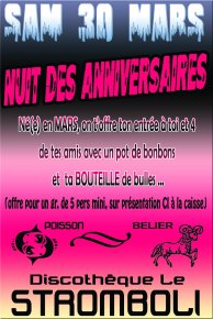 Nuit des anniversaires