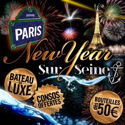 Paris New Year Sur Seine