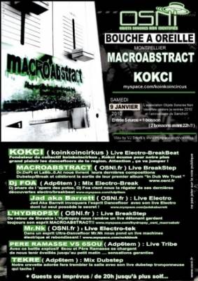 Kokci & Macroabstract en live !!