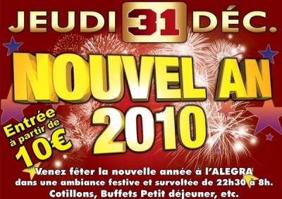 SOIRÉE NOUVEL AN 2010