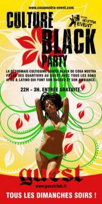 Soirée Culture Black Party avec DJ LD