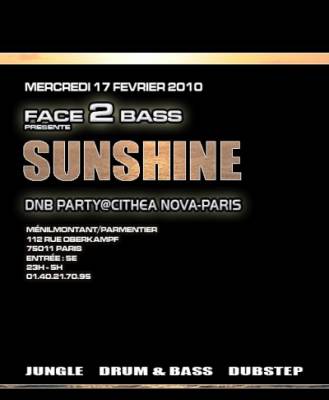 SUNSHINE DnB PARTY@CITHEA NOVA-PARIS
