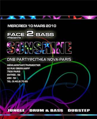 SUNSHINE DnB PARTY@CITHEA NOVA-PARIS