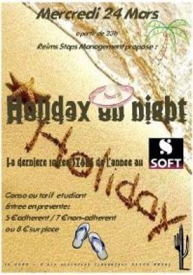 HOLIDAY ON NIGHT BY REIMS STAPS MANAGEMENT