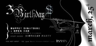***** 3th BIRTHDAY PRIVATE PARTY *****