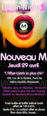 AFTER WORK @  NOUVEAU M (ex MADAM)