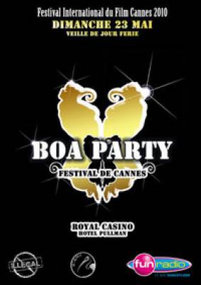 BOA PARTY :  FESTIVAL DE CANNES