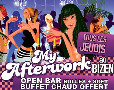 My Afterwork au Bizen (buffet traiteur chaud et froid)