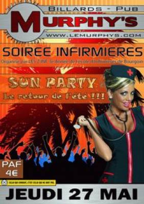 SOIREE INFIRMIERES – SUN PARTY Le retour de l’été !!!