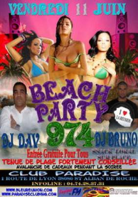 BEACH PARTY 974 (Le Paradise)