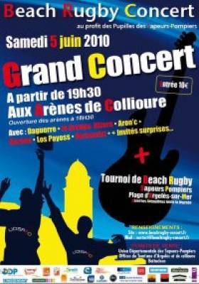 Beach Rugby Concert @ Collioure