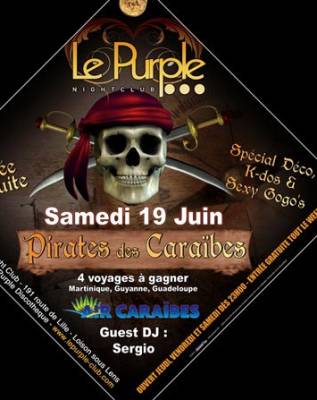 Soirée Pirates des Caraïbes