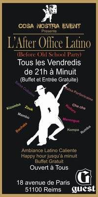 Soirée After Office Latino (entrée et buffet gratuit) Soirée Old School Party
