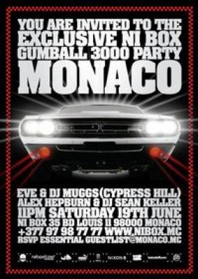 YOU ARE INVITED TO THE GUMBALL 3000