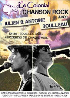 Soirée chanson rock avec Julien & Antoine Boulleau