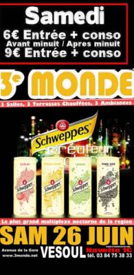 Soirée Schweppes