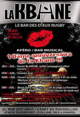 10 ANS DE LA KBANE !!!!! PROGRAMME DE FOLLIE SUR4 JOURS