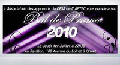 BAL DE PROMO DU CFSA DE L’AFTEC 2010