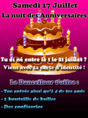 La nuit des Anniversaires