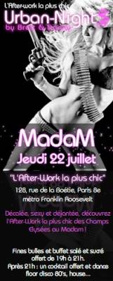 AFTER WORK @ MADAM
