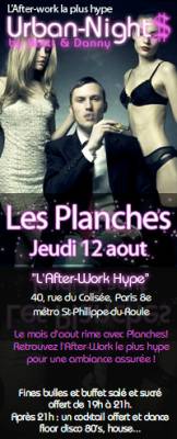 AFTER-WORK @ LES PLANCHES