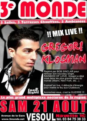 Gregori KLOSMAN en mix live