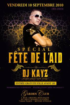 DJ KAYZ FAIT SON SHOW AU GARDEN EN EXCLUSIVITE