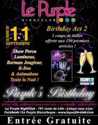 Purple’s Birthday